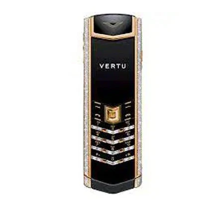 Vertu Signature Black Gold Diamond Black Keypad Mobile Phone - Image 3