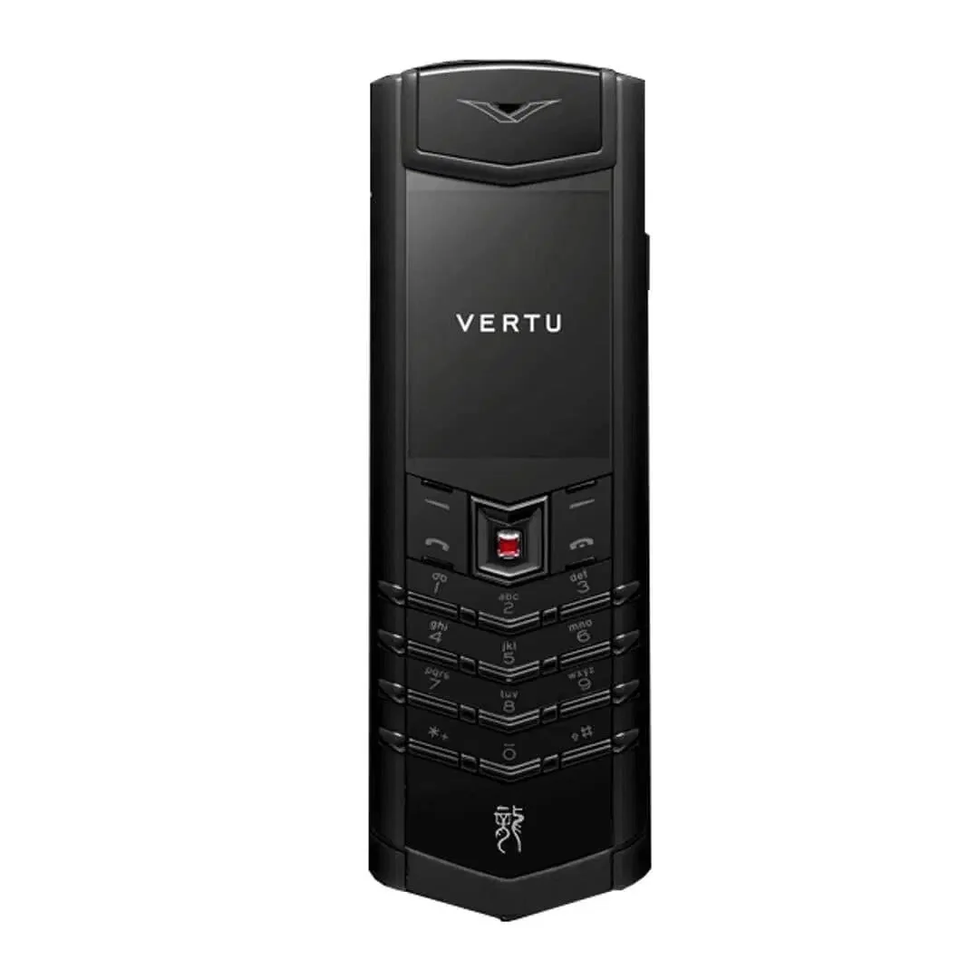 Vertu Signature Dragon Silver Black Keypad Mobile Phone - Image 3